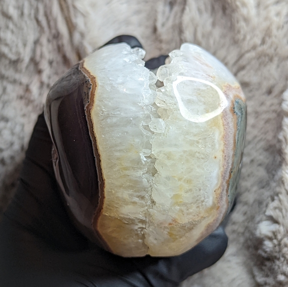 Large Druzy Agate Skull - Picture 3 of 8